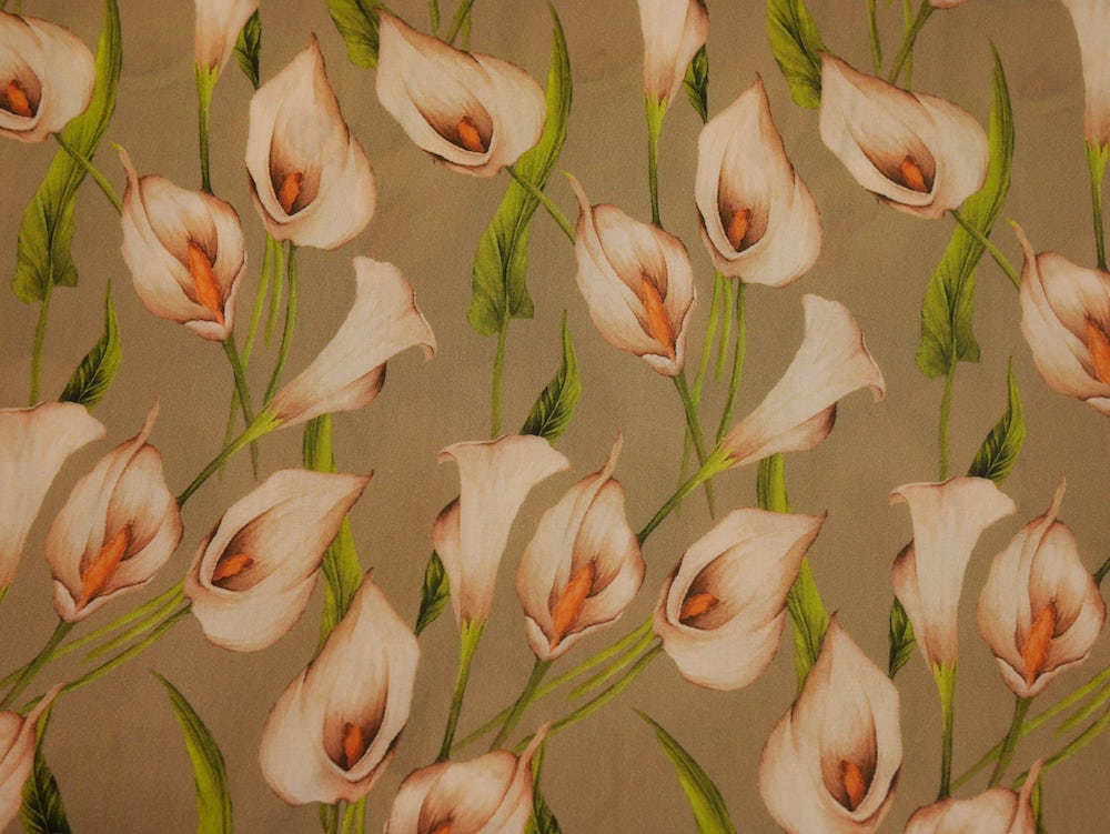 Printed Cotton Lawn - Calla Lilly