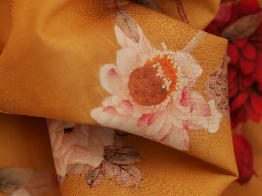 Printed Cotton Lawn - Chrisanthiam Bloom