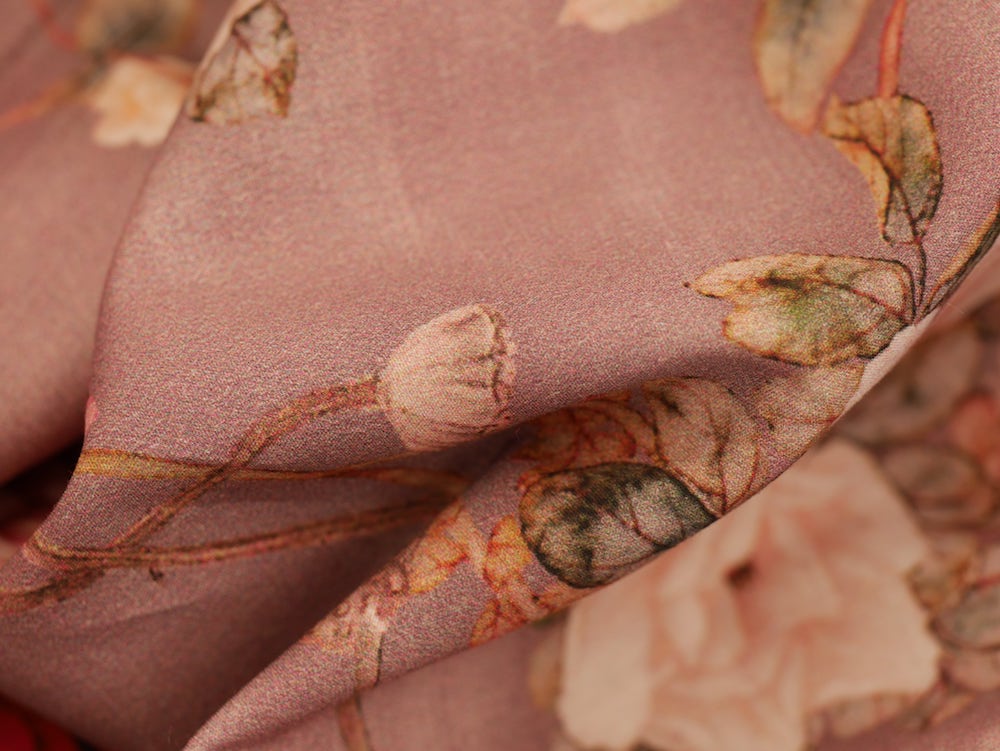 Printed Cotton Lawn - Chrisanthiam Bloom