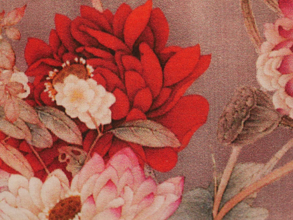 Printed Cotton Lawn - Chrisanthiam Bloom