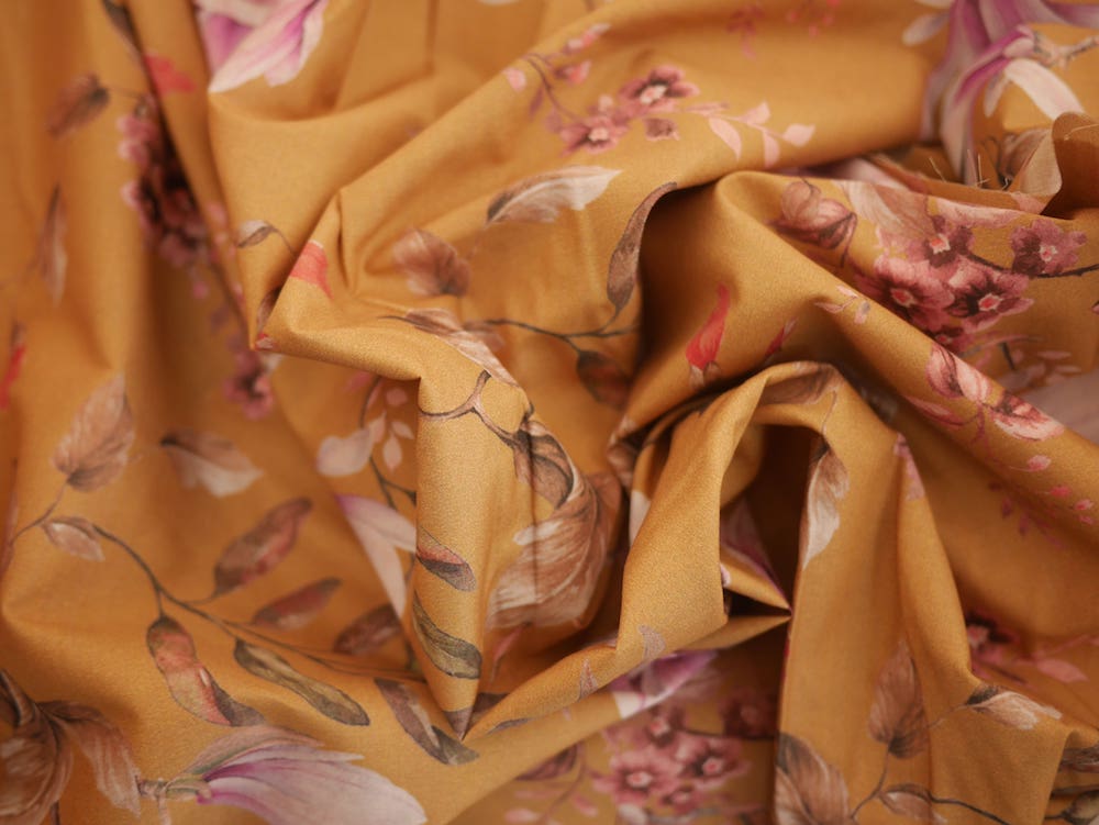 Printed Cotton Lawn - Cherry Blossom