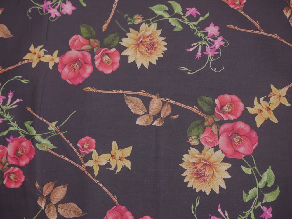Printed Cotton Lawn - Garden of Eden