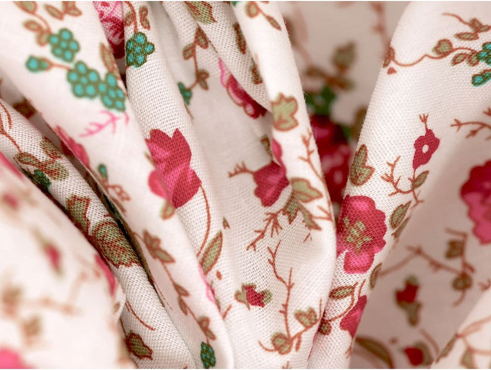 Printed Cotton Poplin - Rosa