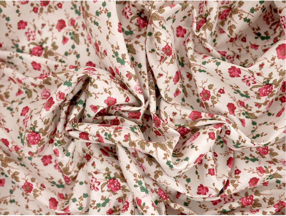 Printed Cotton Poplin - Rosa