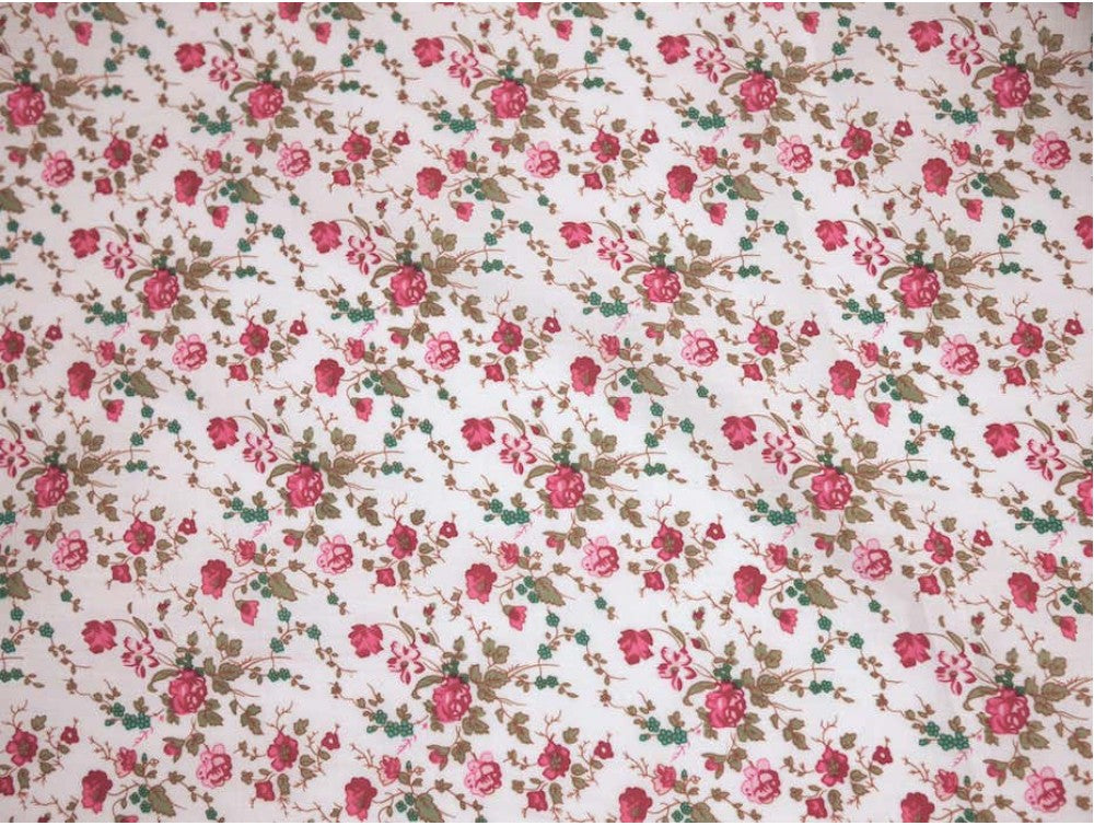 Printed Cotton Poplin - Rosa