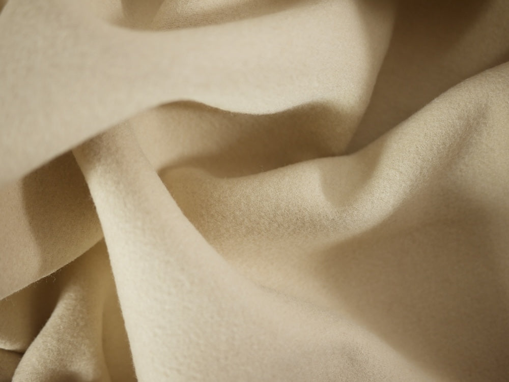 Wool Coating - Camel/Cream
