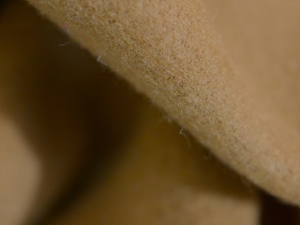Wool Coating - Camel/Cream
