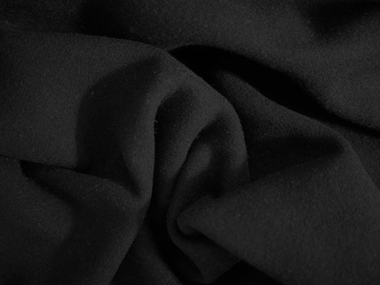 Wool Coating - Black/Red