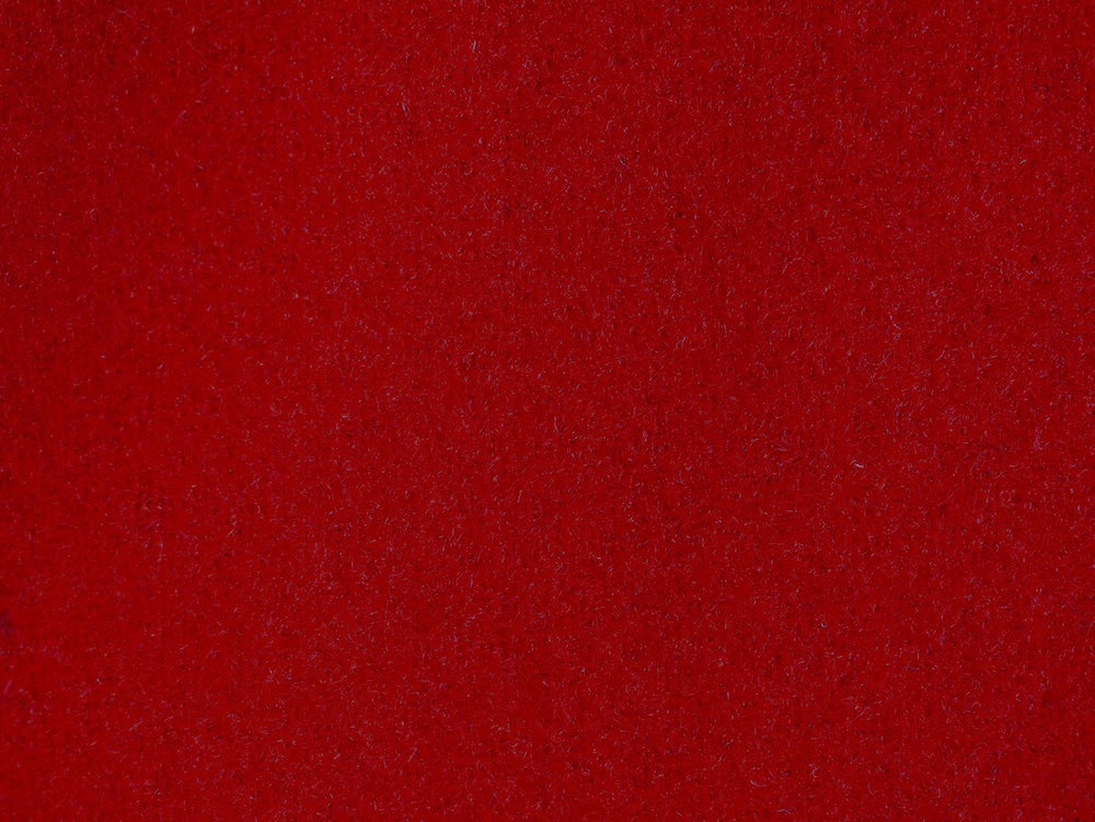 Wool Coating - Black/Red