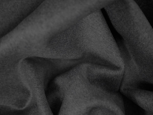 Reversible Wool Coating - Grey/Navy