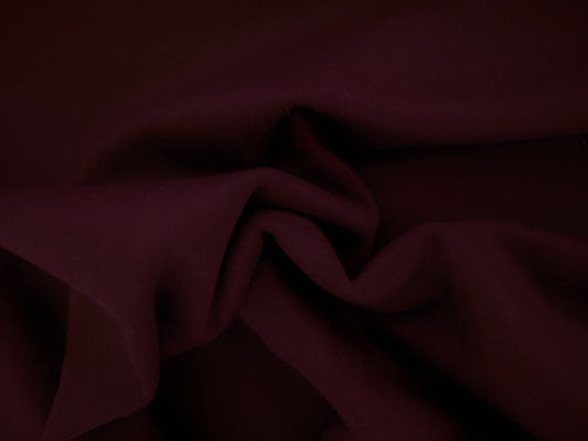 Wool Coating - Burgundy
