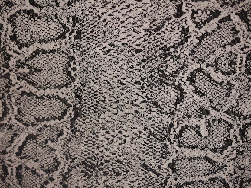 Double Jersey Polyester Viscose Jacquard Abstract