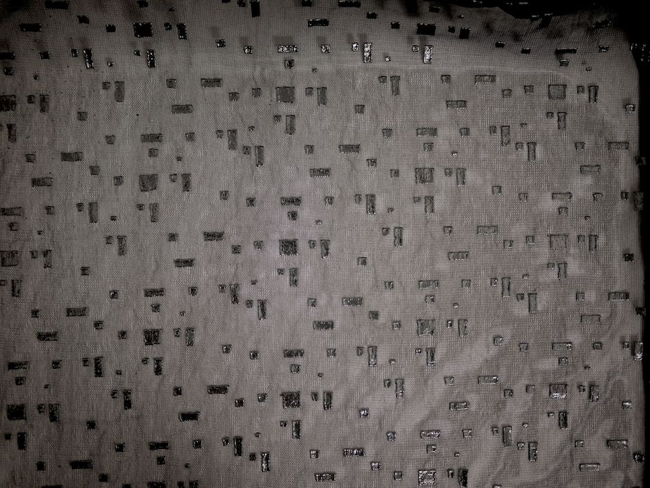 Sheer Polyester Mesh Little Squares