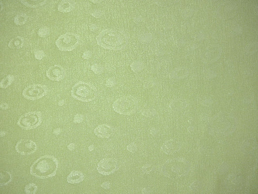 Single Jersey Fabric - Green Circle Collage