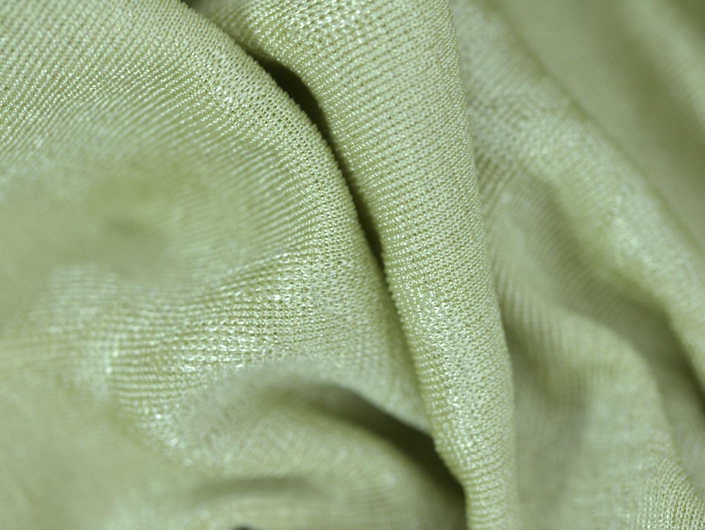 Single Jersey Fabric - Green Circle Collage