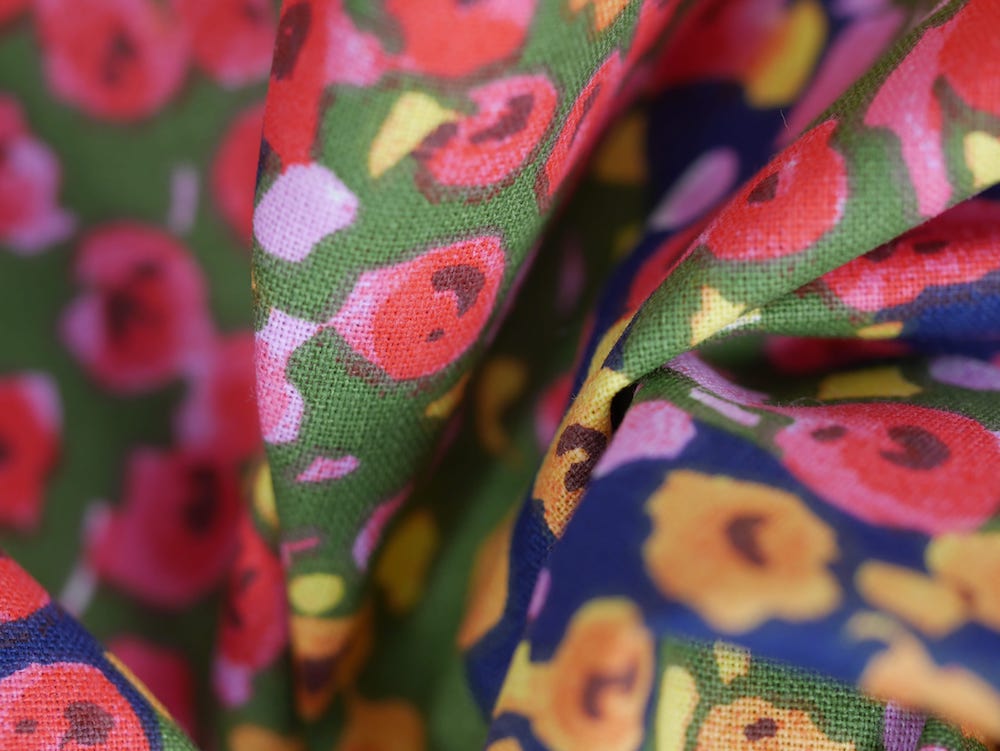 Printed Cotton Poplin - Meadow