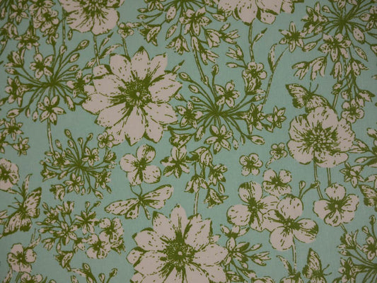 Printed Cotton Poplin - Flower Garden