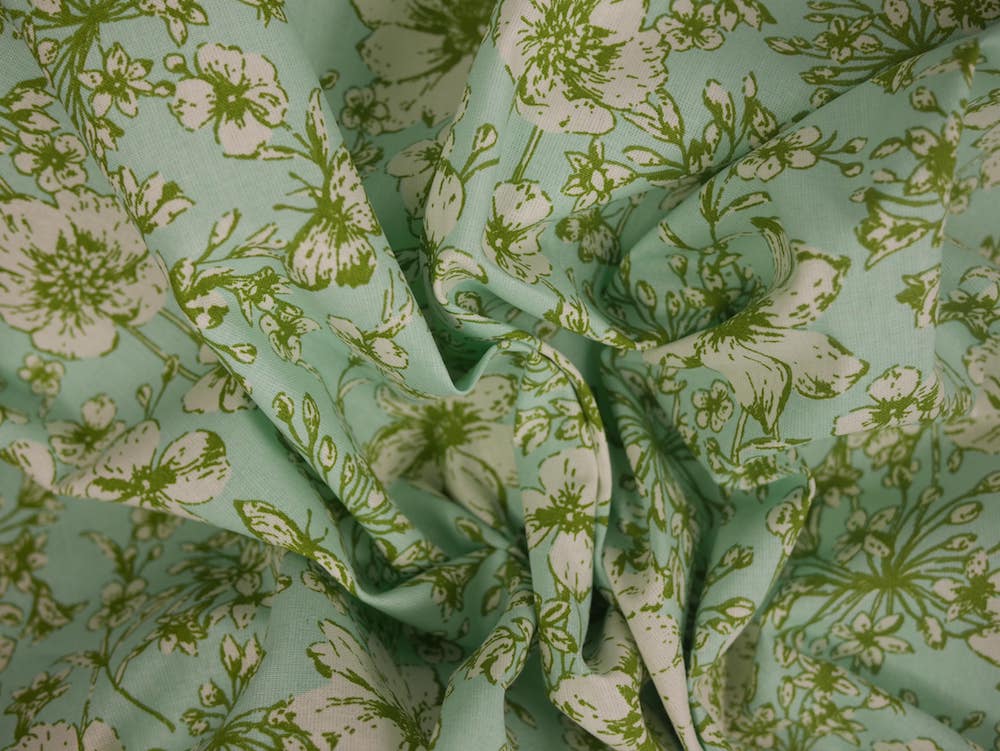 Printed Cotton Poplin - Flower Garden