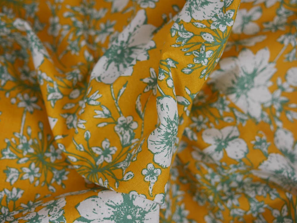 Printed Cotton Poplin - Flower Garden