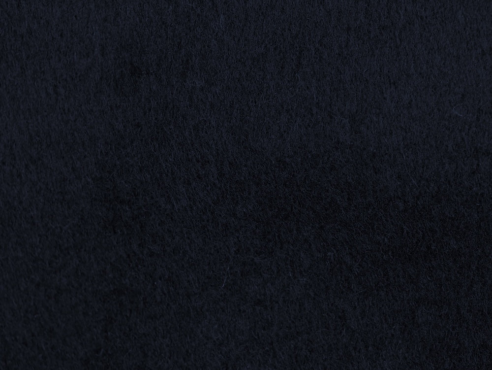 Wool Coating - Navy 0.65 Metre Remnant