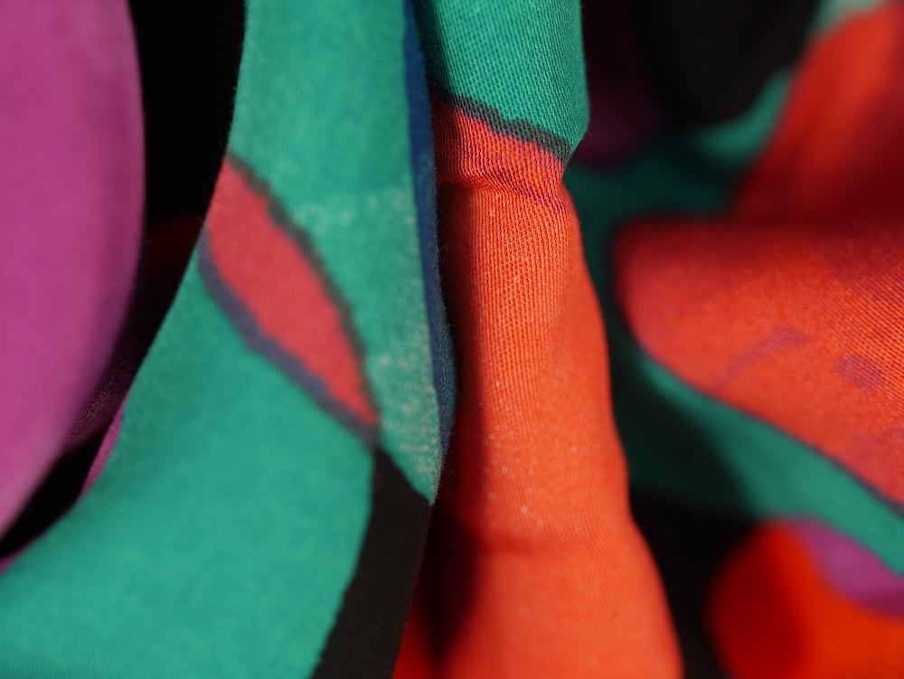 Satin Viscose - Funny Dots Print
