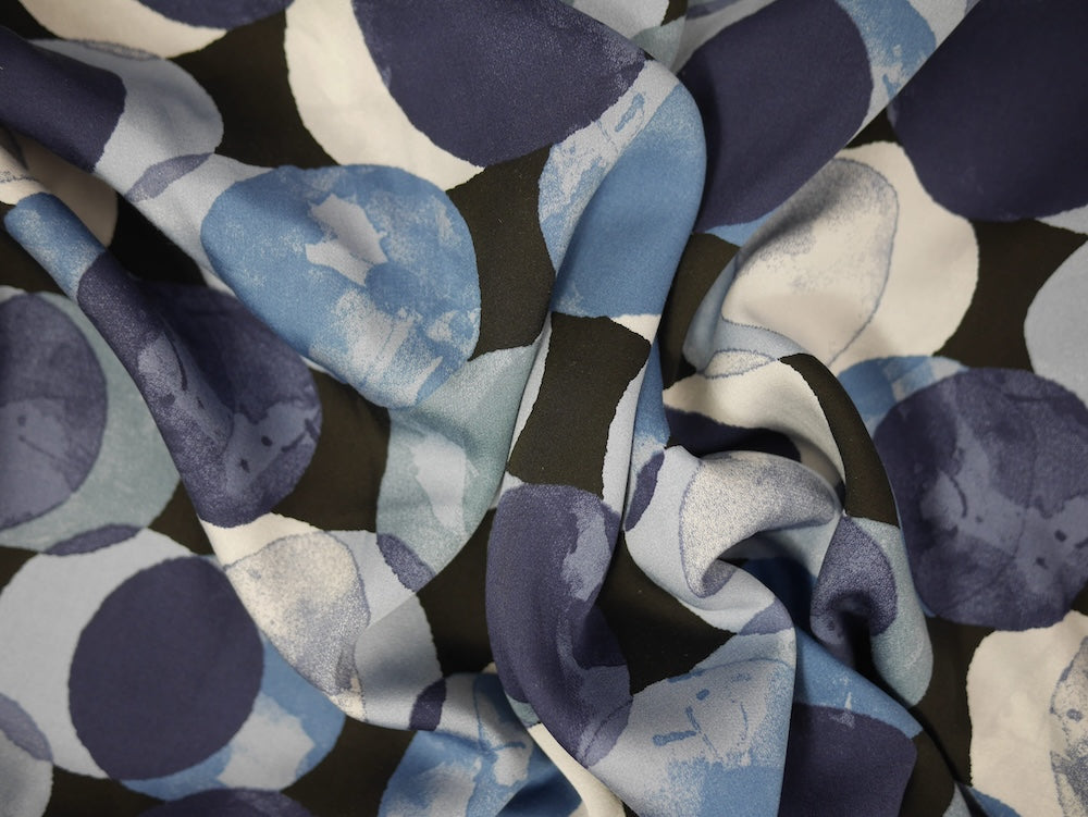 Satin Viscose - Funny Dots Print