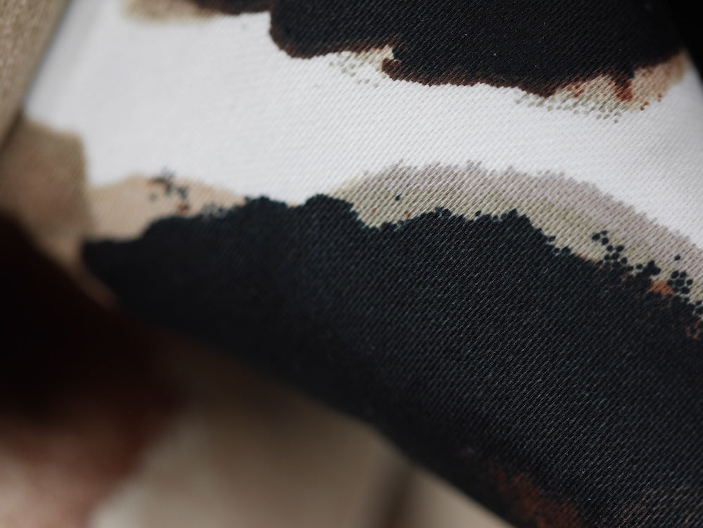 Stretch Satin Cotton - Abstract Polka Dots