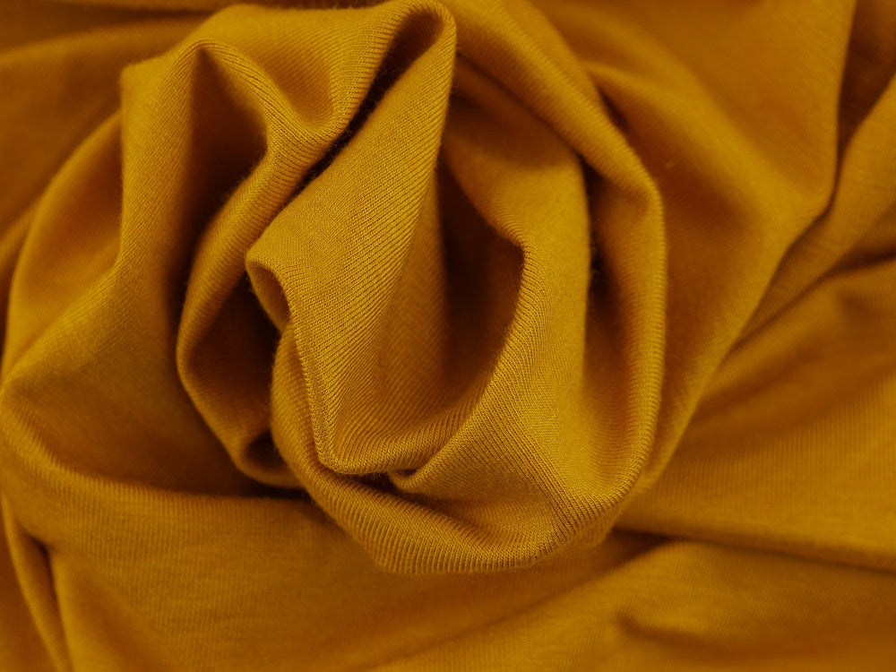 Single Jersey Fabric - Mustard