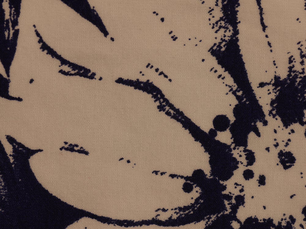 Printed Viscose Jersey Fabric - Flowers