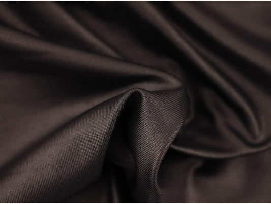 Single Jersey Cire Wet Look Fabric - Black