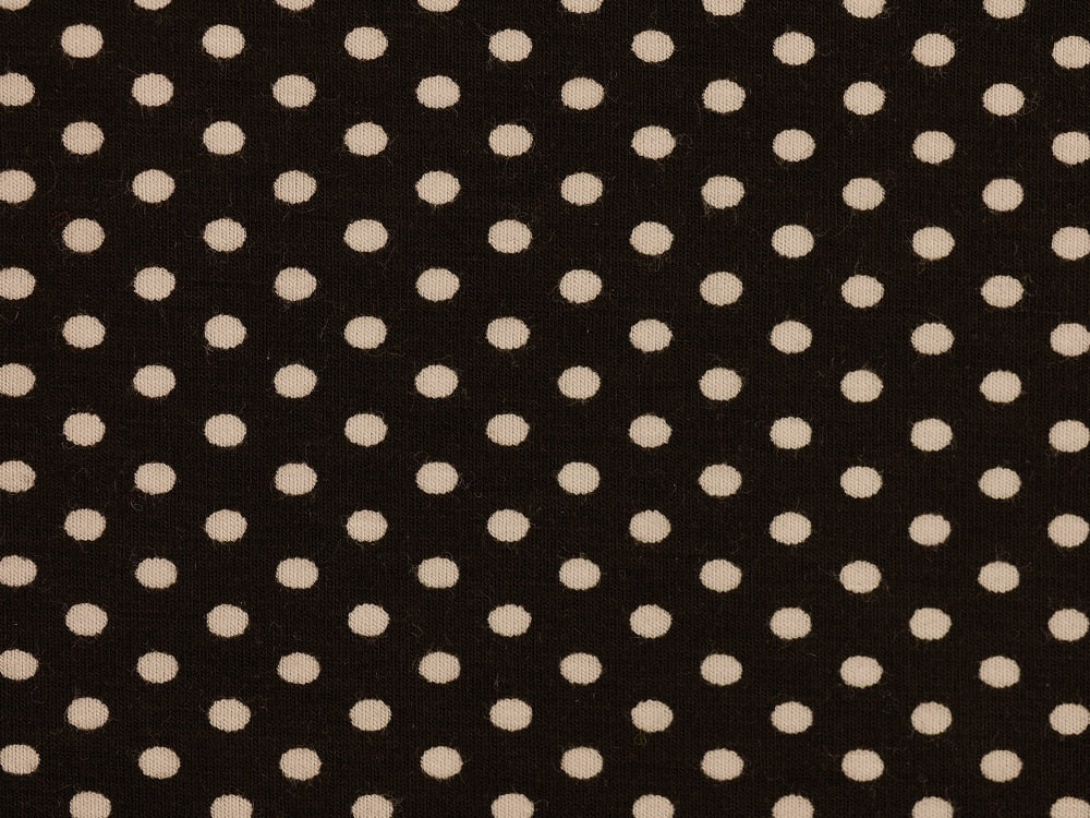 Printed Viscose jersey Fabric - Polka Dot