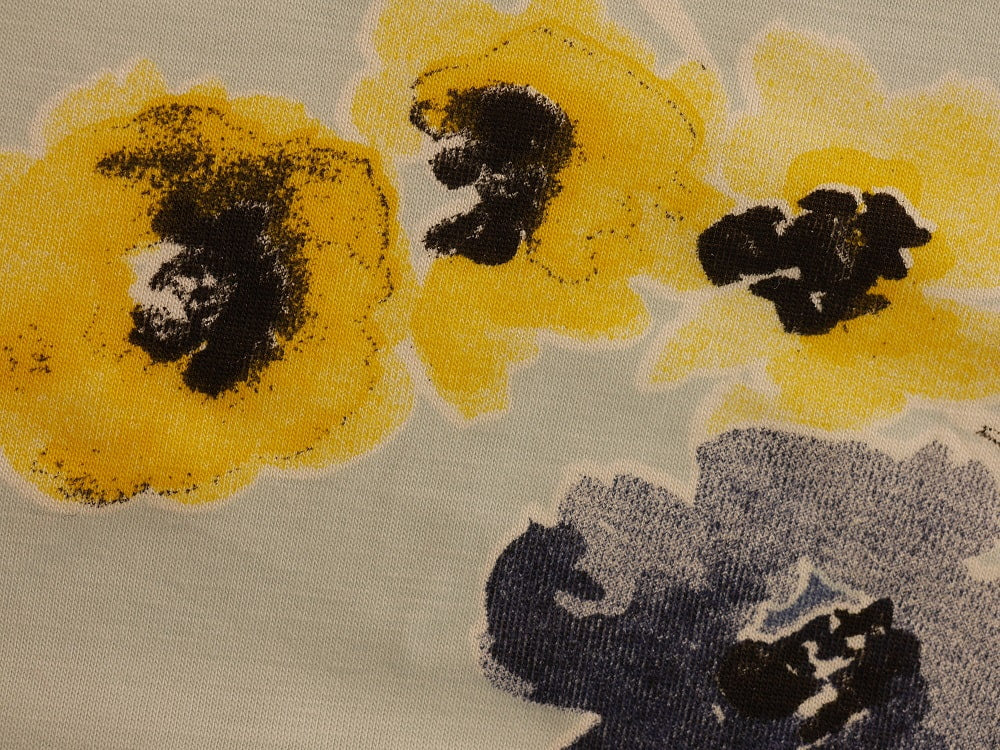 Printed Viscose Jersey Fabric - Posey Rosey
