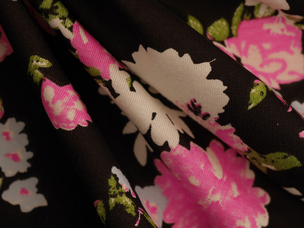 Printed Viscose jersey Fabric - Felicity Floral