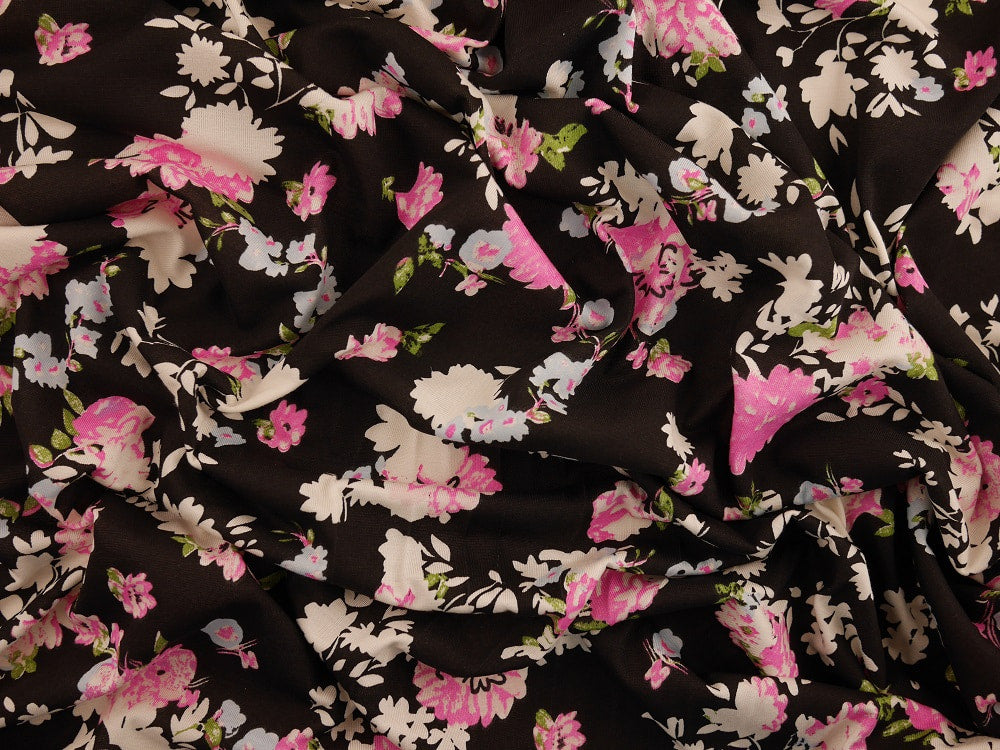 Printed Viscose jersey Fabric - Felicity Floral
