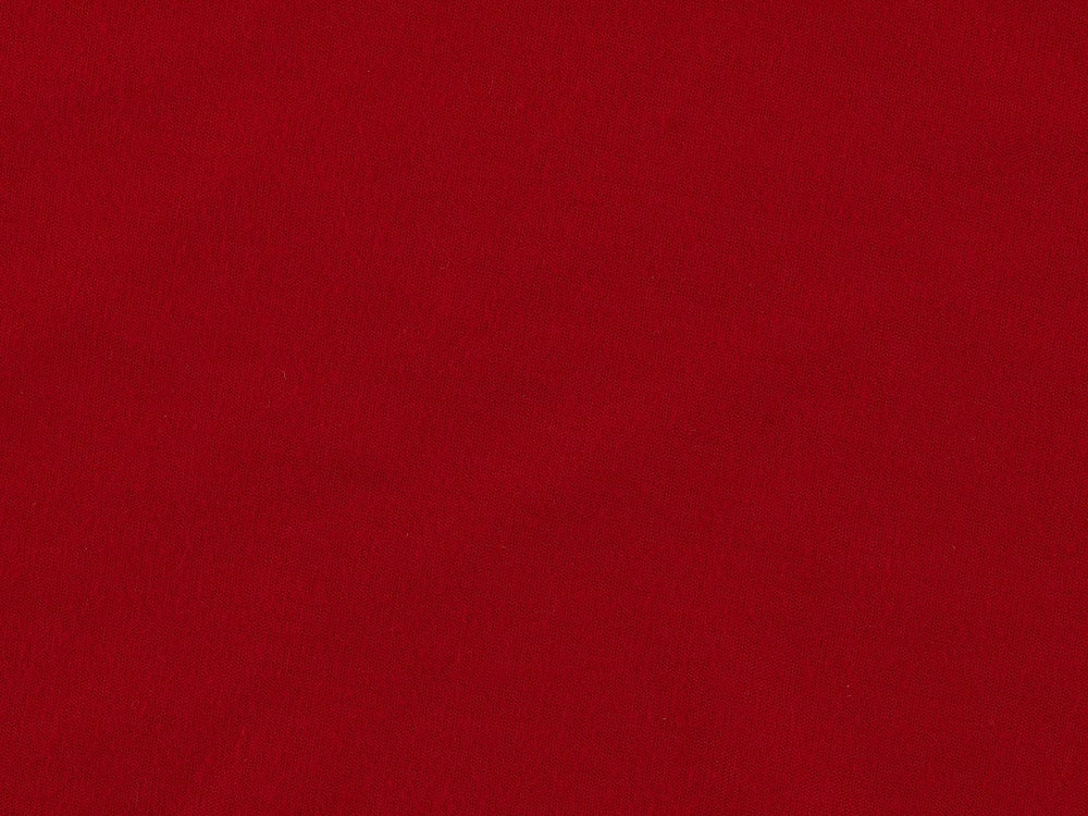 Single Organic Cotton Jersey Fabric - Scarlet