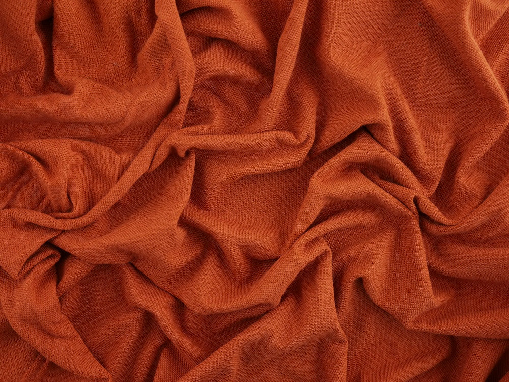 Pique Fabric - Terracotta
