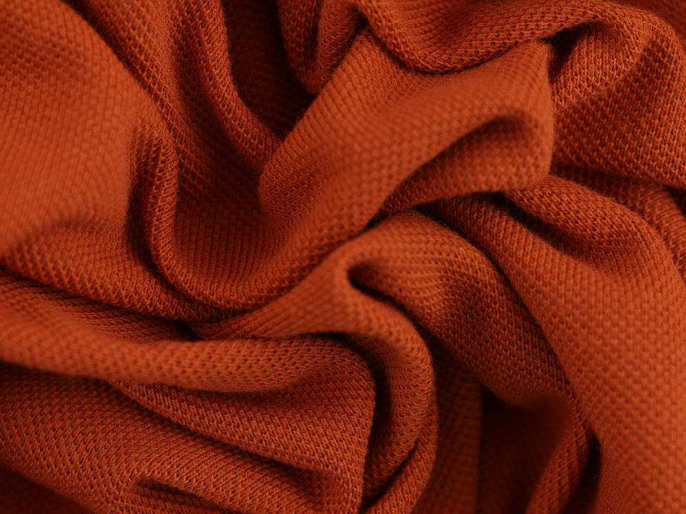 Pique Fabric - Terracotta