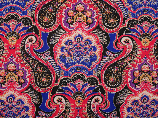 Single Jersey Fabric - Paisley Print
