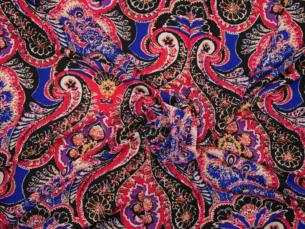 Single Jersey Fabric - Paisley Print