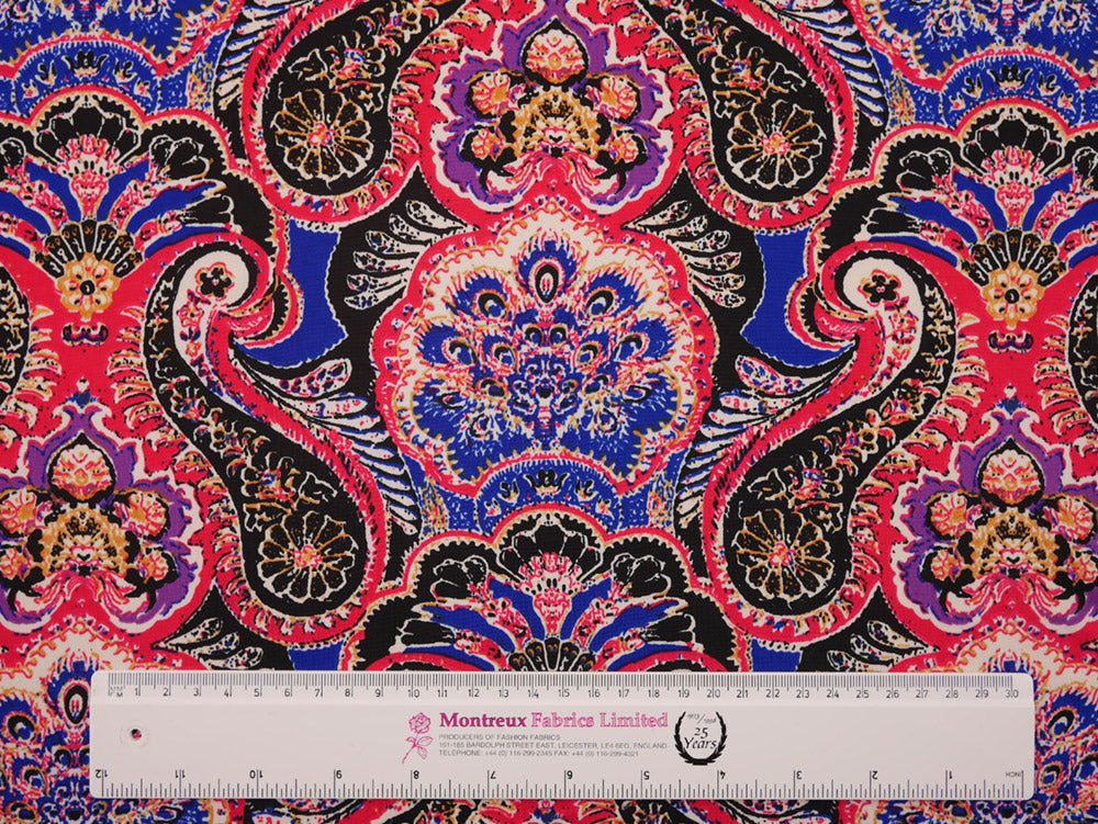 Single Jersey Fabric - Paisley Print