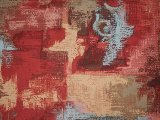 Single Jersey Fabric - Vintage Abstract