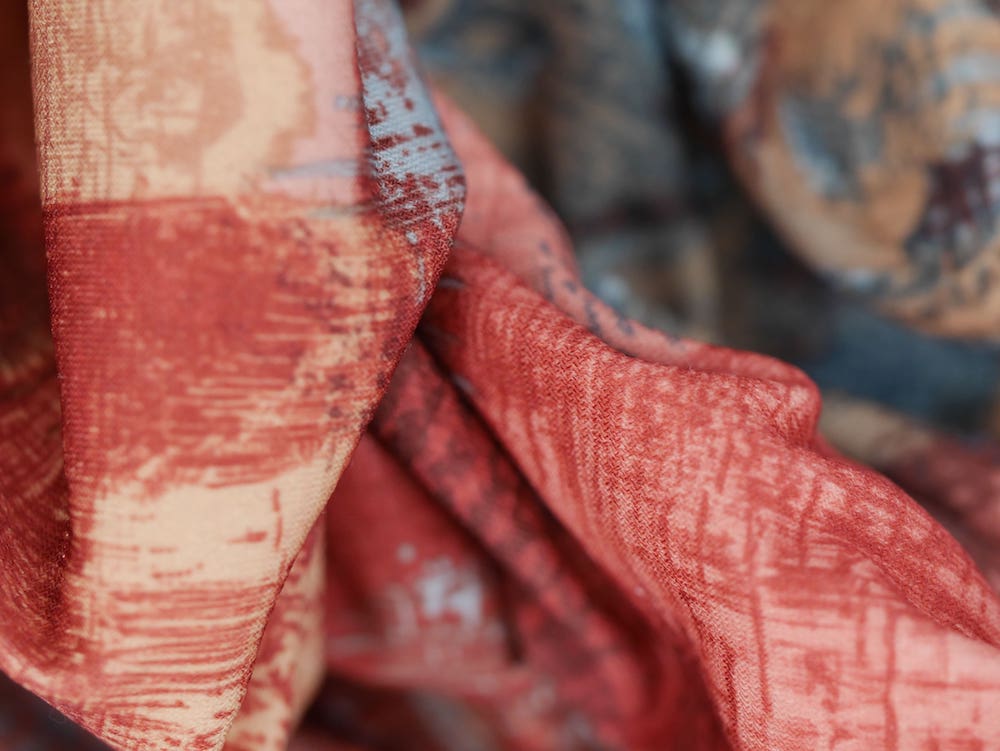 Single Jersey Fabric - Vintage Abstract