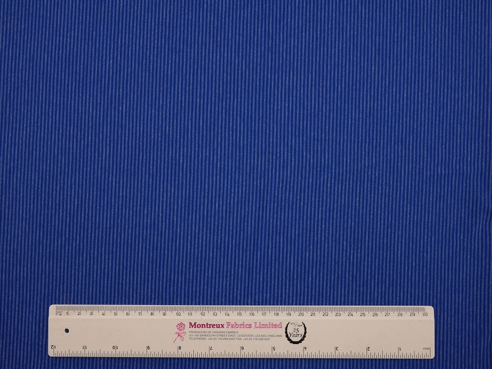 Single Jersey Stripe Fabric - Blue