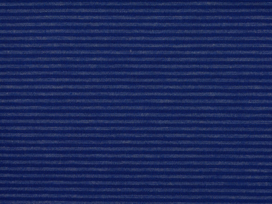Single Jersey Stripe Fabric - Blue