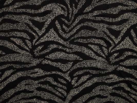Single Jersey Printed Fabric - Animal Stripes