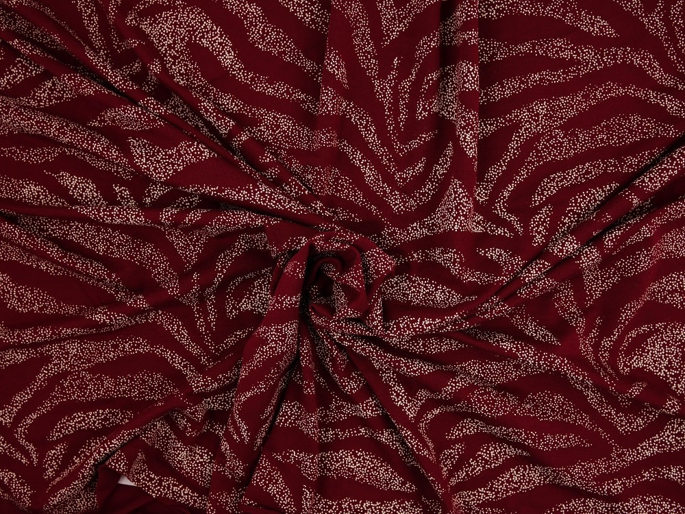 Single Jersey Printed Fabric - Animal Stripes