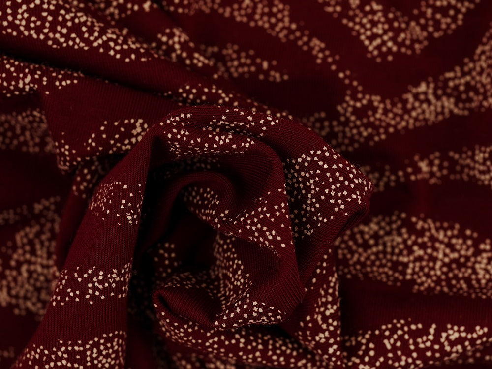Single Jersey Printed Fabric - Animal Stripes