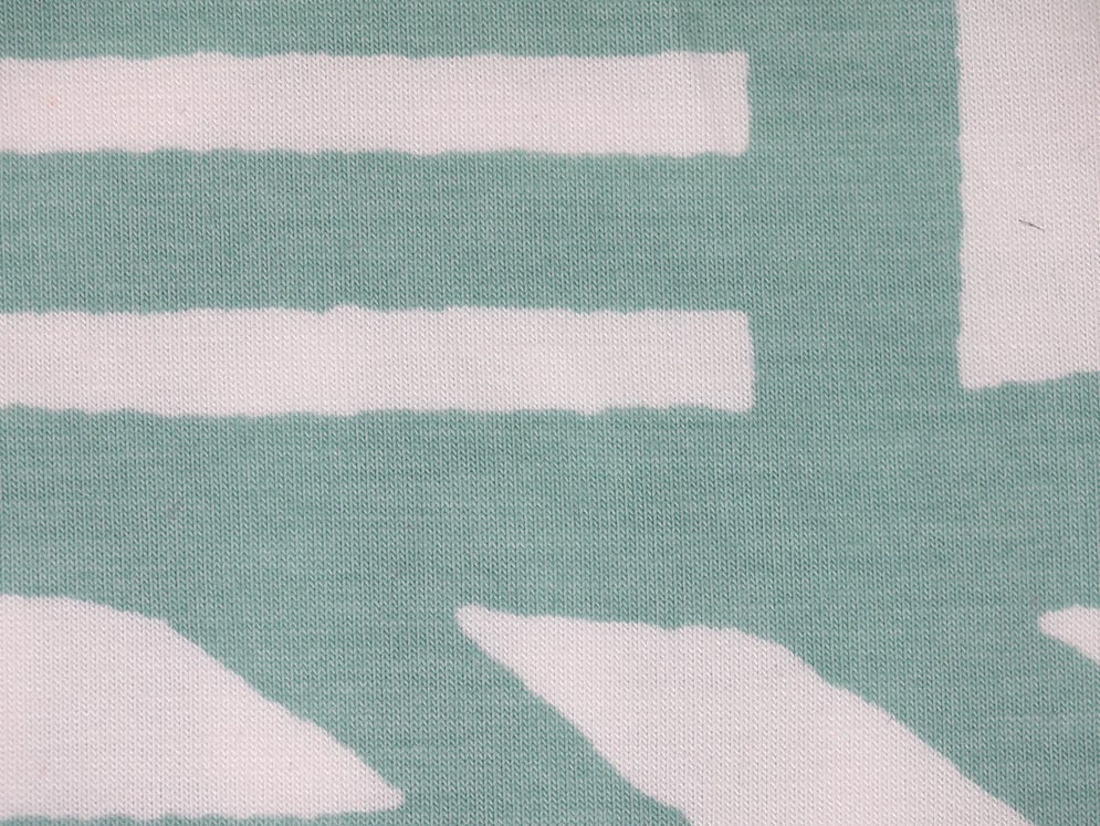 Single Jersey Printed Fabric - Haphazard Stripe