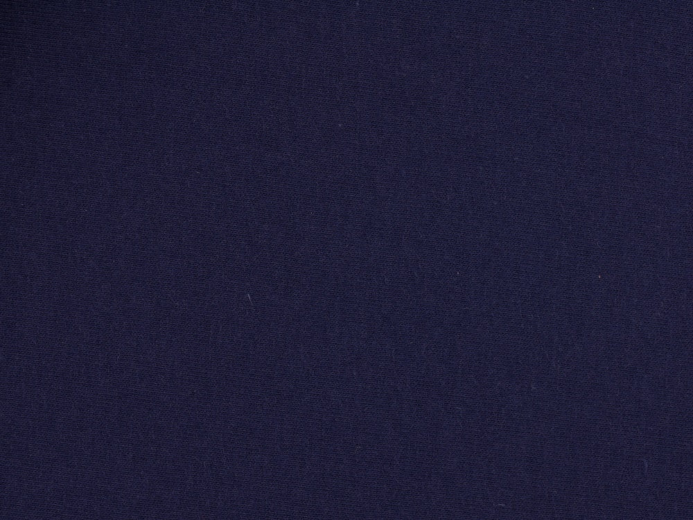 Single Organic Cotton Jersey Fabric - Navy