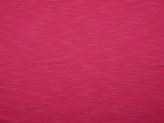 Single Jersey Faint Stripe Fabric - Pink